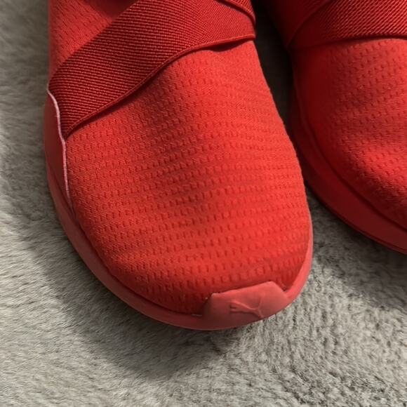 Puma Women's Radiate Training Shoe Red Gold Size 6.5 - Picture 7 of 8